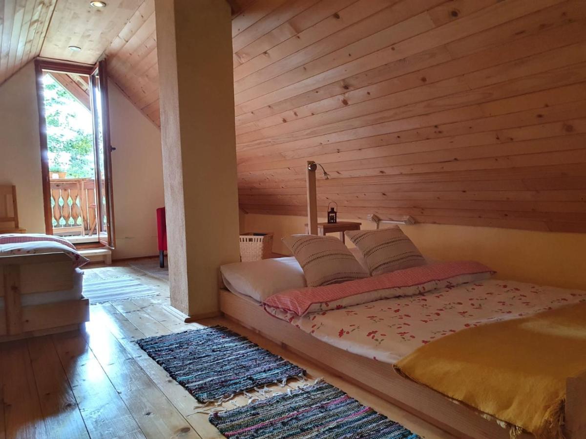 Mountain Eco Chalet Konjska Dolina On 1400 M Asl -Near Pokljuka Srednja Vas v Bohinju Dış mekan fotoğraf